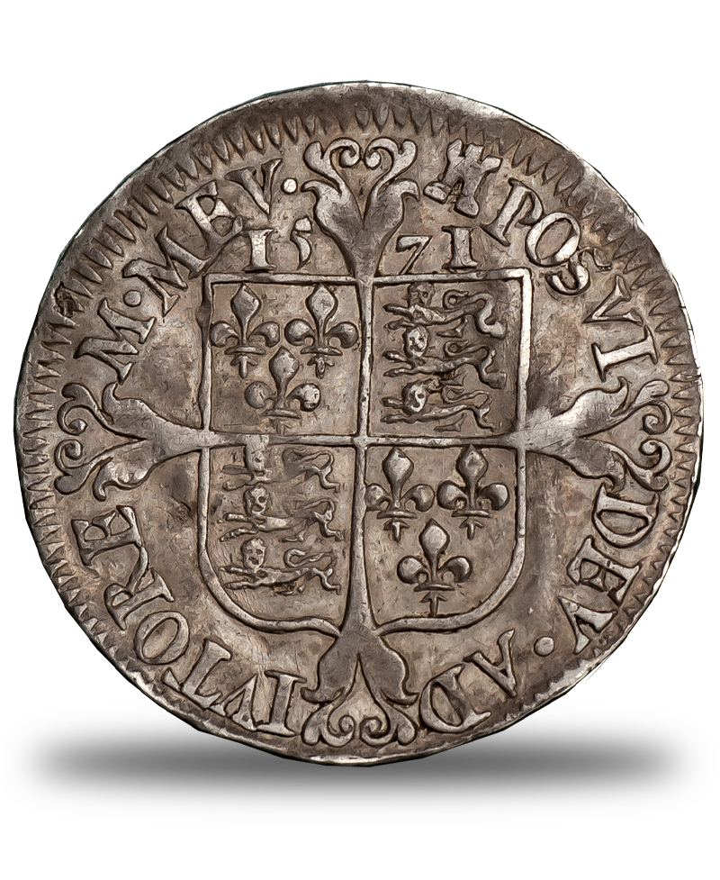 1571 /70 Elizabeth I milled Sixpence - WHAT A PEDIGREE !!!