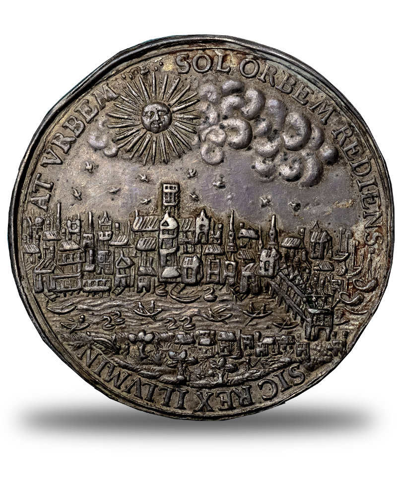 1633 Charles I Return to London Medal by Nicholas Briot