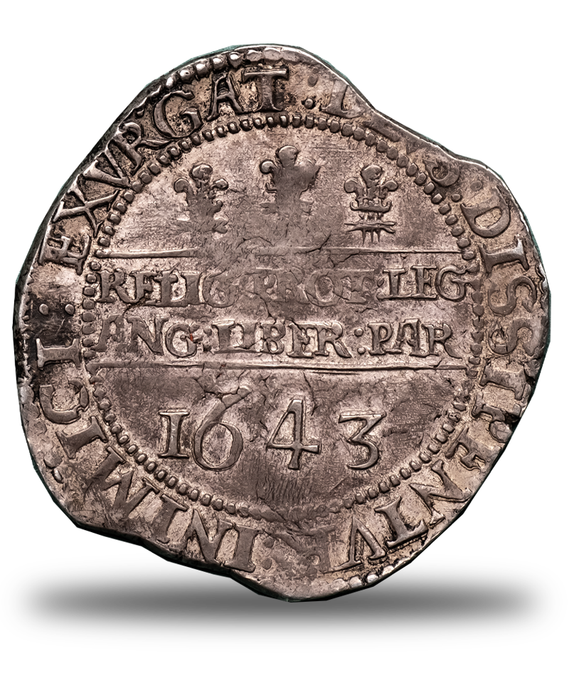 1643 Charles I Oxford Mint Halfcrown - UNIQUE UNATTESTED "A" MINT ?