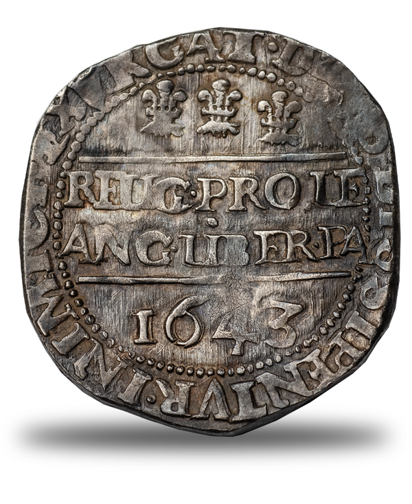 1643 Charles I Oxford Mint Halfcrown - Ex Ansty Hoard !