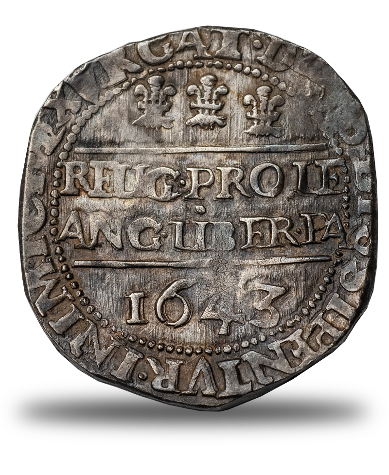 1643 Charles I Oxford Mint Halfcrown - Ex Ansty Hoard !