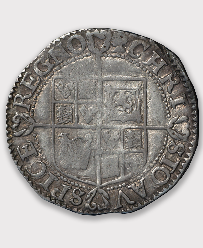 1626 - 27 Charles I Tower mm Blackmoors Head Shilling - Ex B Lyall