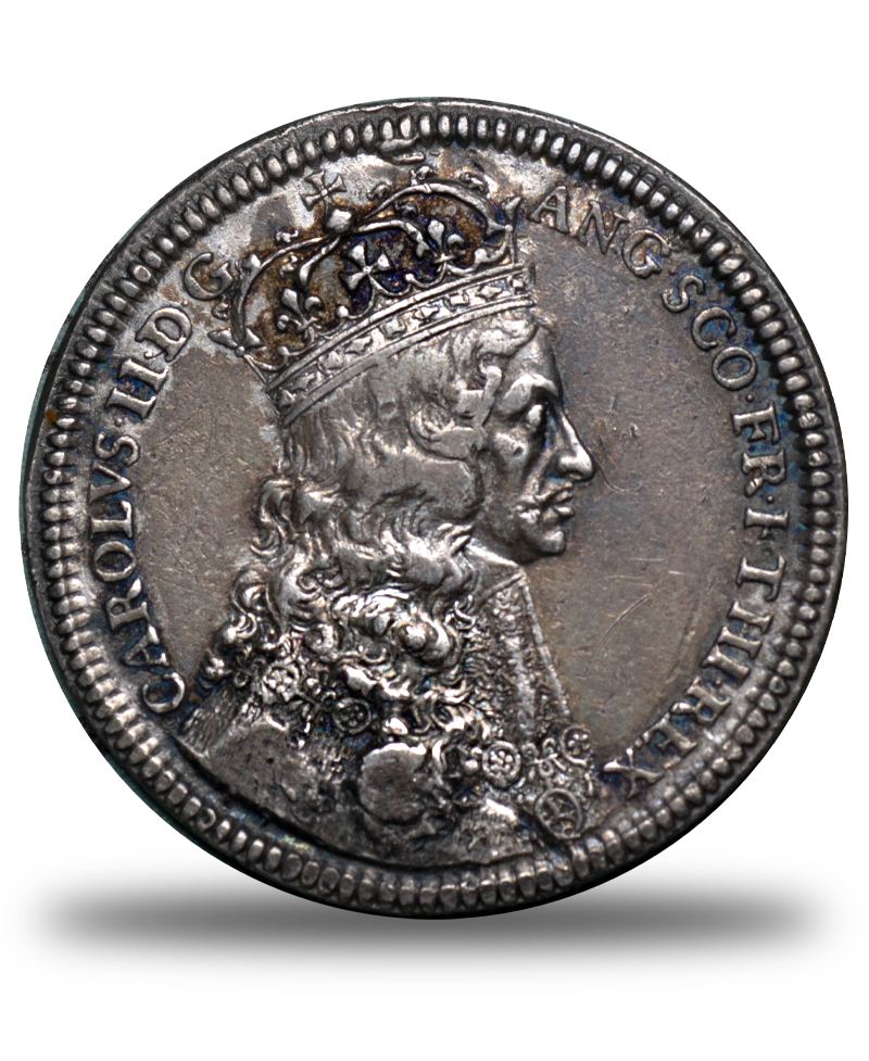 1661 Charles II Coronation medal in Silver