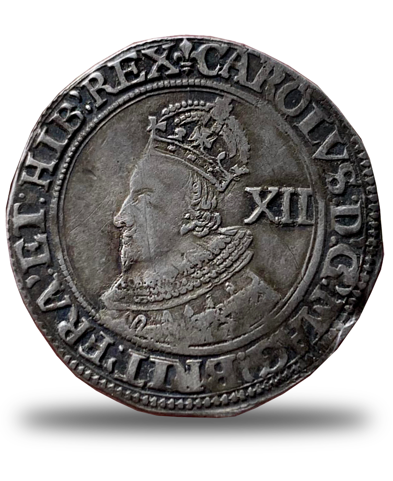 1625 Charles I Tower Mint mm Lis Shilling (S 2776)