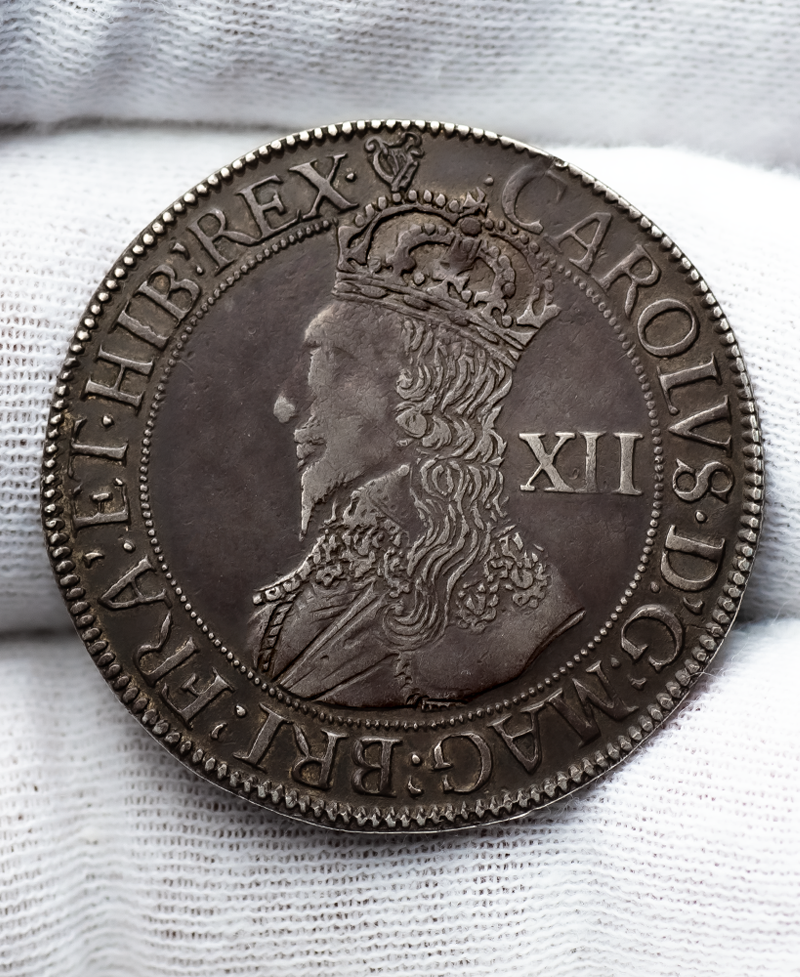 1632 - 33 Charles I Tower Mint mm Harp 'fine work' Shilling - Ex Cumberland Clack, ex Dr Burstal