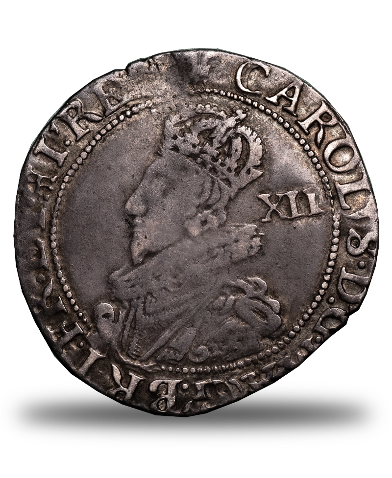 1630 - 31 Charles I Tower Mint mm Plume Shilling - Ex Ryan Collection