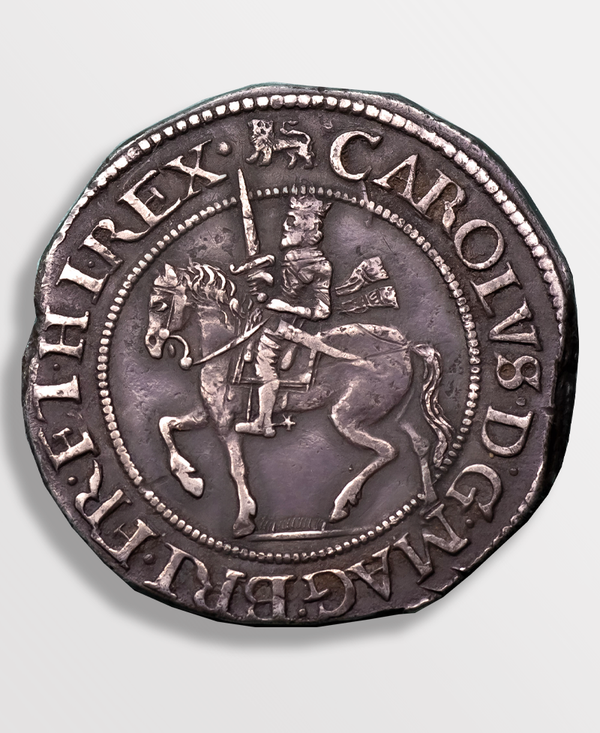 1643-4 CHARLES I YORK MINT TYPE 2 HALFCROWN