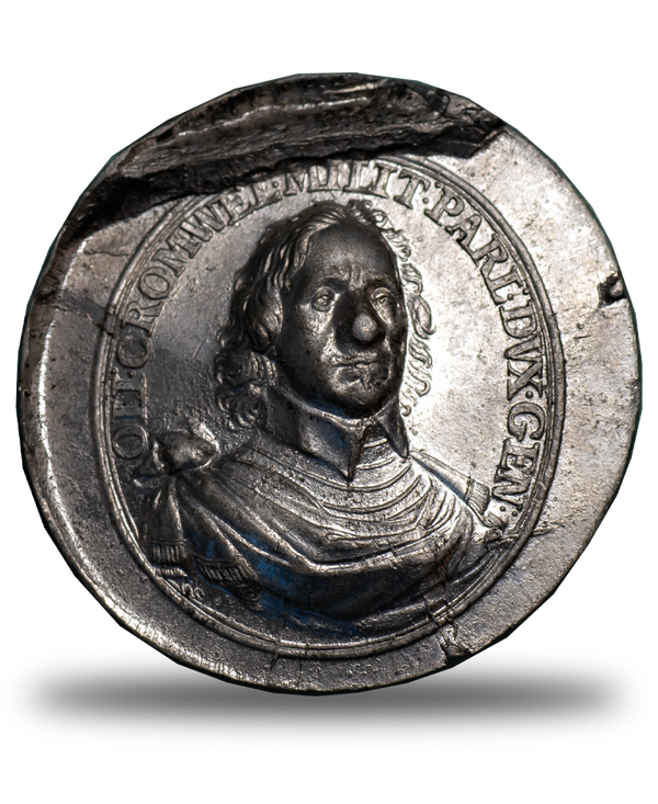 1650 Cromwell Lord General Uniface Medal