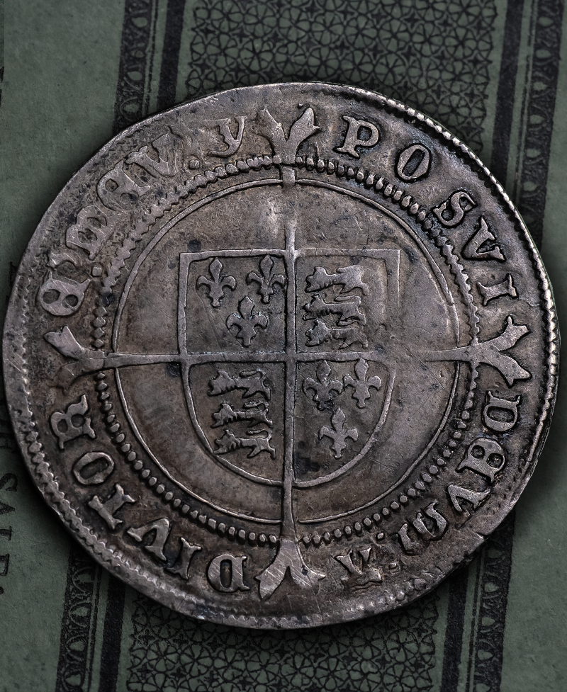 1551 - 1553 Edward VI "Emaciated" mm Y Shilling