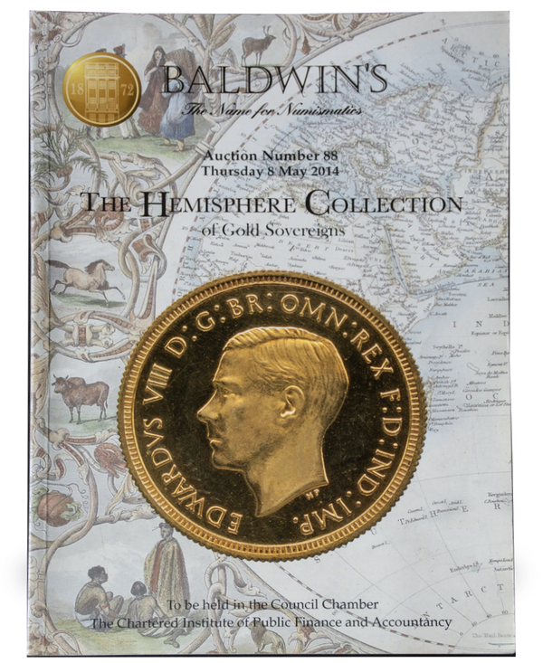 The Hemisphere Collection of Gold Sovereigns, Baldwins auction 88,  8th May 2014