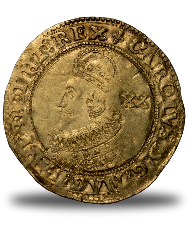 1625 CHARLES I TOWER MINT MM LIS UNITE - ELLERBY HOARD