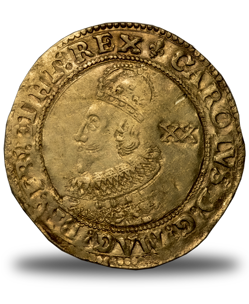 1625 CHARLES I TOWER MINT MM LIS UNITE - ELLERBY HOARD