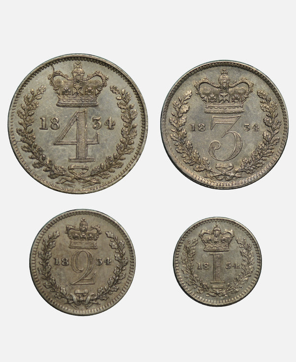 1834 William IV maundy set