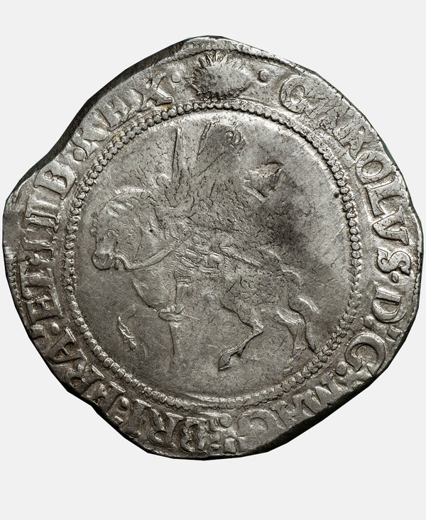 Charles I Tower Mint mm Sun over Eye Halfcrown