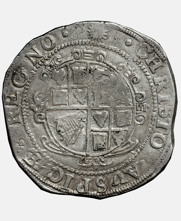 Charles I Tower Mint mm Sun over Eye Halfcrown