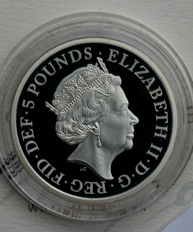 2019 Queen ELIZABETH II Proof Una Two Ounce Five Pounds